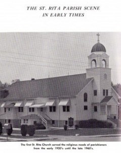 Historic Photo of St. Rita Church Dayton, Ohio